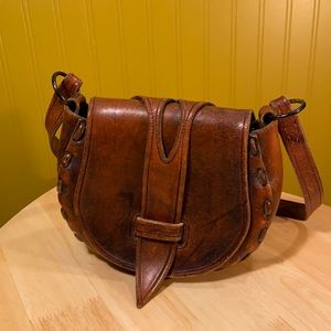 Vintage 70’s Tooled Leather Purse